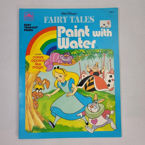 (2) Vtg Paint With Water Book - Casper The Ghost Walt Disney Fairy Tales - Picture 5 of 11